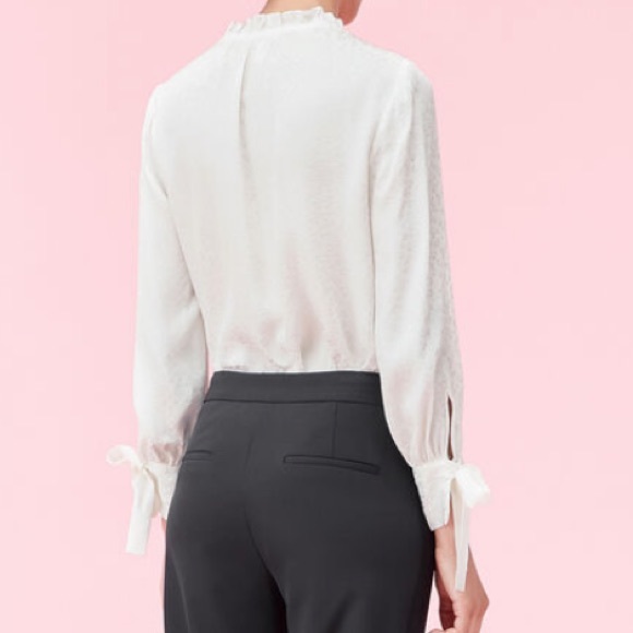 [Rebecca Taylor] Cheetah Jacquard Top - Picture 2 of 4